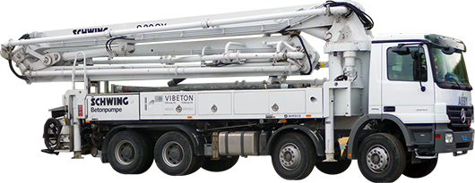 Aeby Transport Fribourg camion pompe &agrave; b&eacute;ton Schwing S39